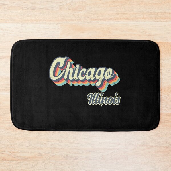 Item preview, Chicago City Retro Vintage 70s rainbow designed and sold by Teelogic.