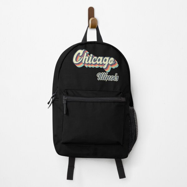 Item preview, Chicago City Retro Vintage 70s rainbow designed and sold by Teelogic.