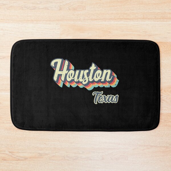 Item preview, Houston City Retro Vintage 70s rainbow designed and sold by Teelogic.