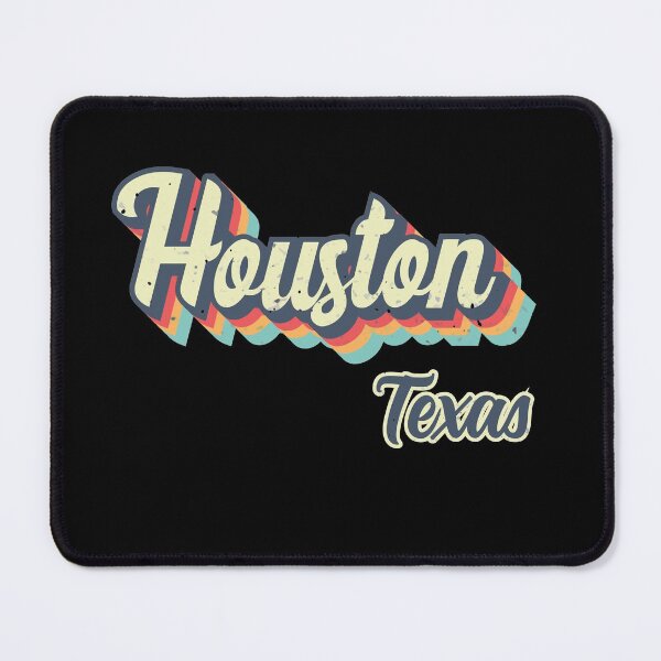 Item preview, Houston City Retro Vintage 70s rainbow designed and sold by Teelogic.