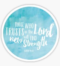 Trust In The Lord Sticker