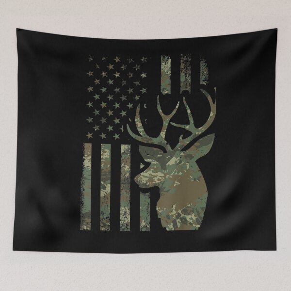Item preview,  Camo American Flag Buck Hunting Gift Deer Hunter designed and sold by ritaz78.