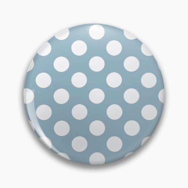 Item preview, White Polka dots in grey designed and sold by Spungezie.