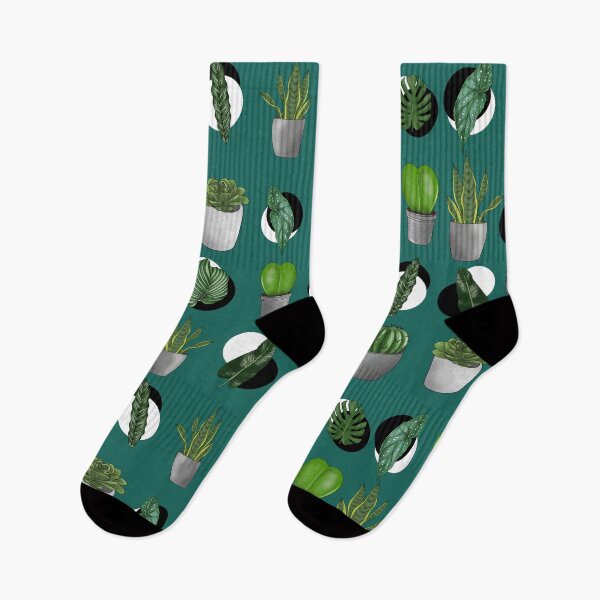 Item preview, Patrón aleatorio de plantas de interior designed and sold by ValerieAlecia.