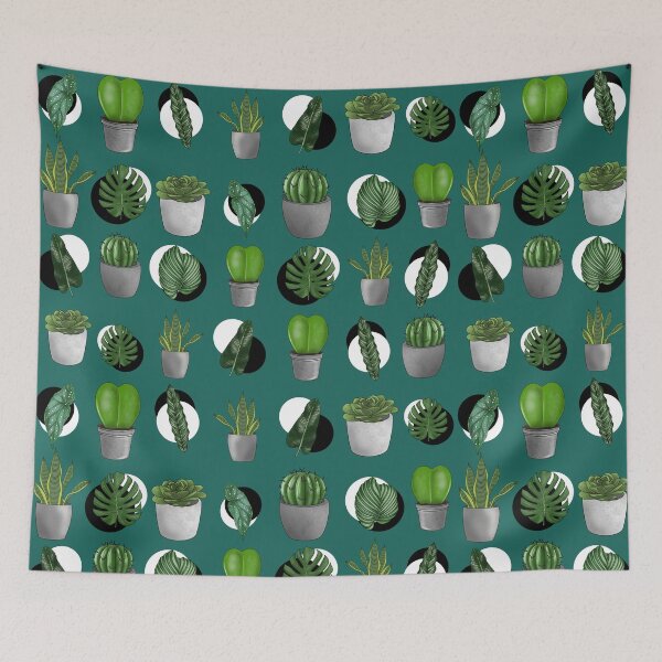 Item preview, Houseplants Random Pattern designed and sold by ValerieAlecia.