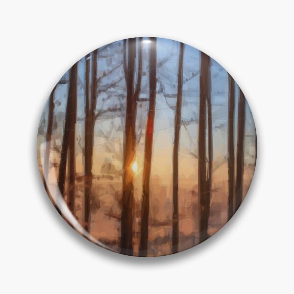 Item preview, Abstract Art Forest Trees Sunset Design designed and sold by artdesignmerch.