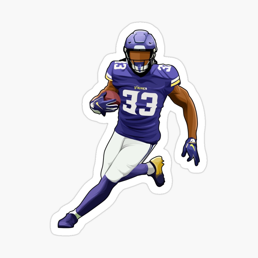 Minnesota Vikings Dalvin Cook 33 Poster For Fans poster canvas in