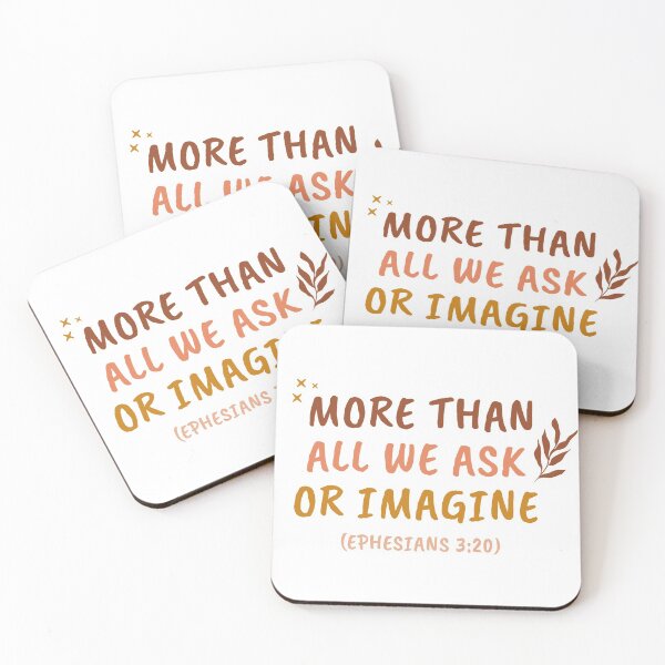 Item preview, More Than All We Ask Or Imagine - Ephesians 3:20  designed and sold by SunandRhymes.