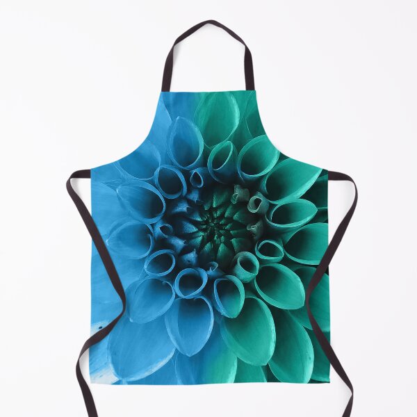 Item preview, Blue and Turquoise Dahlia Flower designed and sold by tee4shirt.