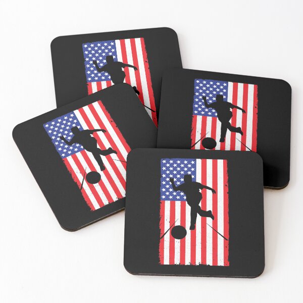 Artikelvorschau, Bowling-Design mit amerikanischer Flagge entworfen und verkauft von LiedAnes.