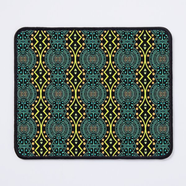 Item preview, Turquoise Shapes Pattern designed and sold by Pretty-Bird.