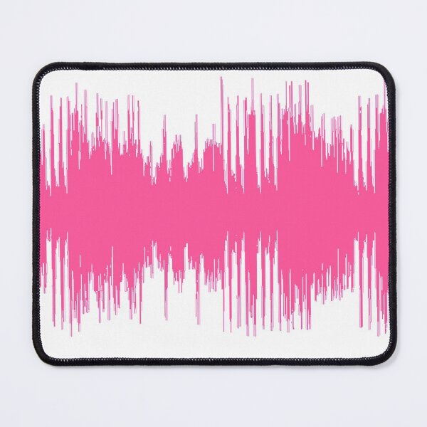 Item preview, Audio wave in sweet pink colour designed and sold by Trianglegreen.