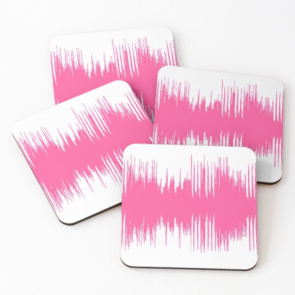 Item preview, Audio wave in  sweet pink colour designed and sold by Trianglegreen.