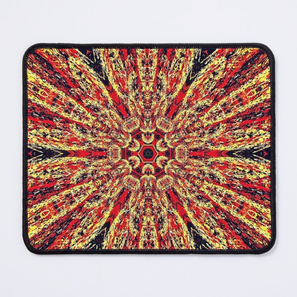 Item preview, Red And Gold Radiation Abstract designed and sold by Pretty-Bird.