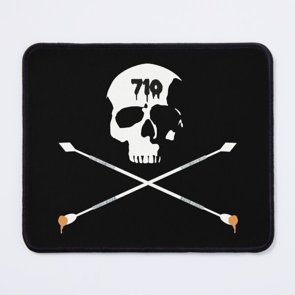 Item preview, 710 Dab Wax Skull with Crossed Dab Tools - Marijuana THC Concentrates Hash Rosin designed and sold by YomeHayin.