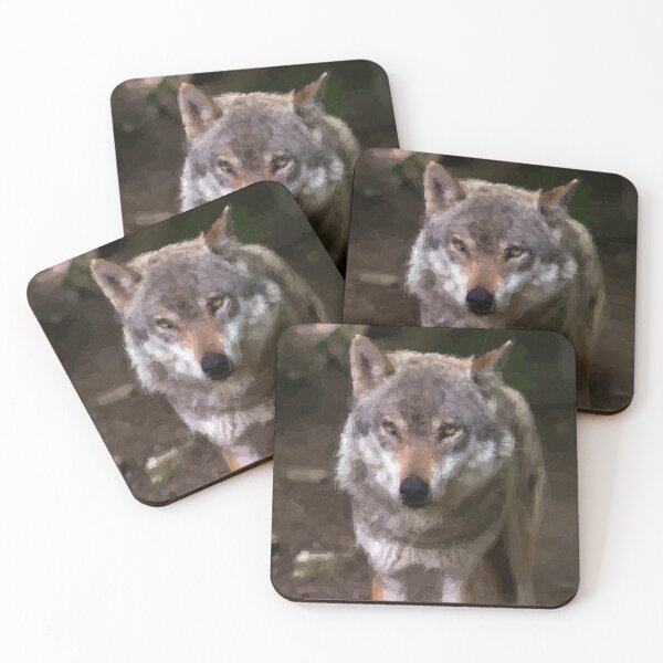 Item preview, Wolf Canis Lupus Wild Predator Abstract Art Low Polygon Shapes Design designed and sold by artdesignmerch.