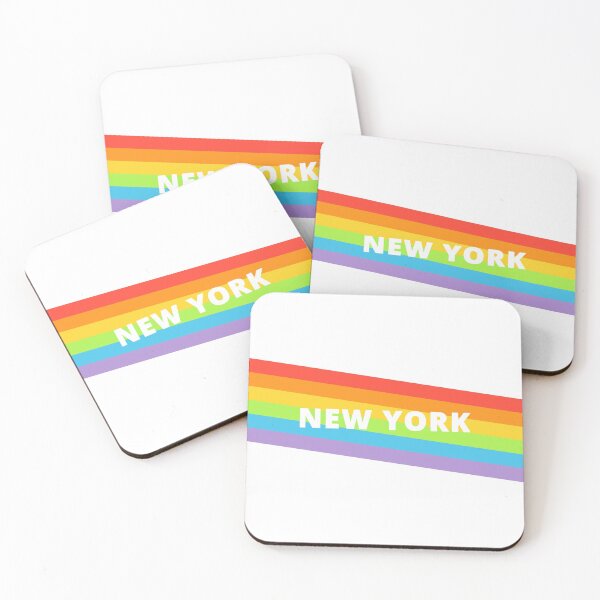 Item preview, New York Rainbow Flag designed and sold by lukassfr.