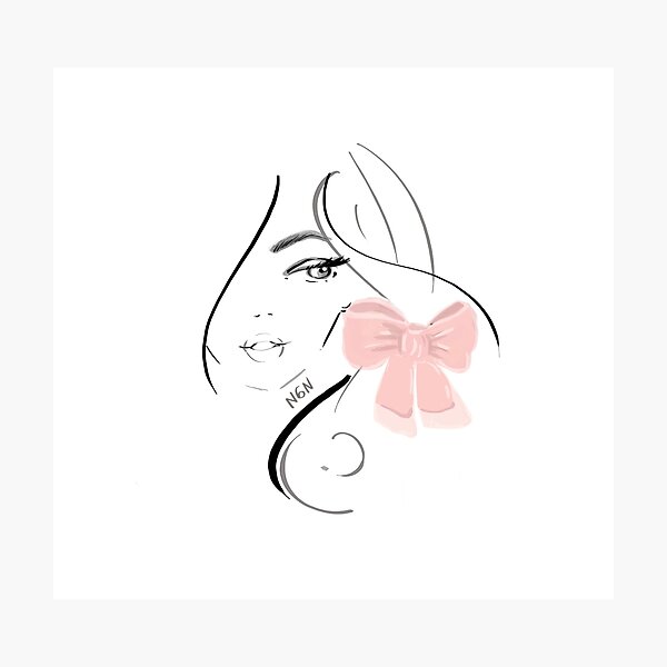 Item preview, fashion chic girl illustration designed and sold by Nazrin Nasimi.