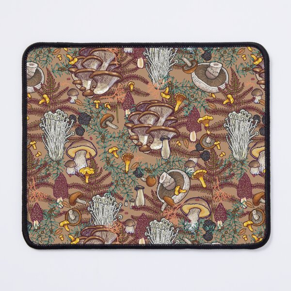 Item preview, Beige mushroom forest designed and sold by smalldrawing.