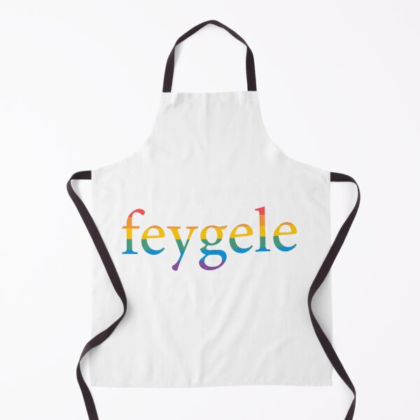 Item preview, LGBTQ PRIDE Yiddish T-Shirt - feygele designed and sold by TheHappyDoe.