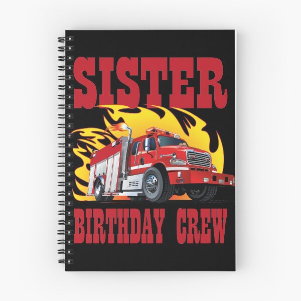 Item preview, Sister Birthday Crew Fire designed and sold by jozefds.