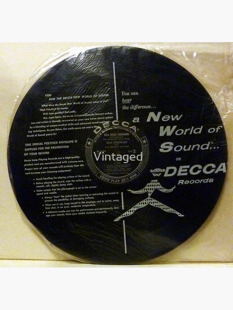 Decca, plastic inner sleeve" Greeting Card for Sale by Vintaged | Redbubble