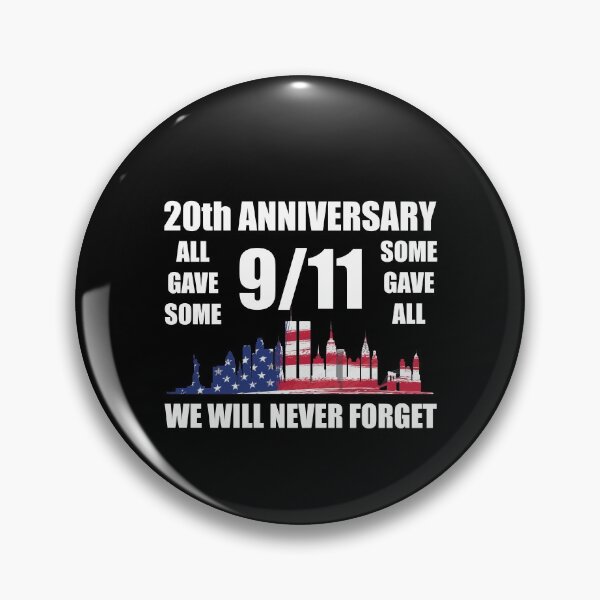 Artikelvorschau, 20-jähriges Jubiläum, das wir nie vergessen werden 9 11 Patriot Day entworfen und verkauft von odrito.