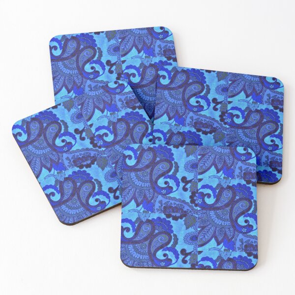 Item preview, Vintage Floral Pattern Blue designed and sold by SockSandwich.