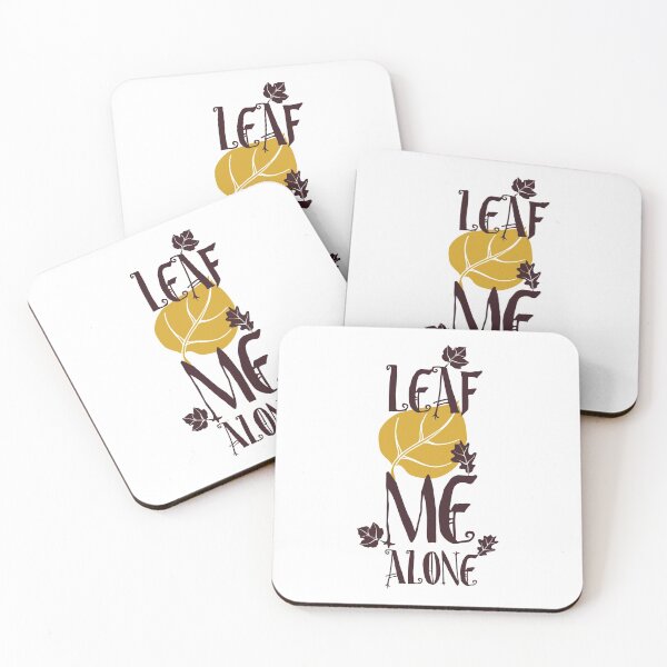 Item preview, Leaf me Alone - Funny Typography designed and sold by Studio  Six.