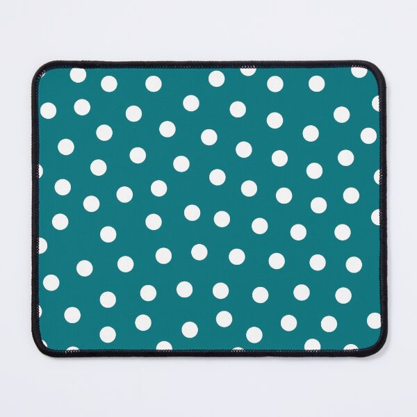 Item preview, Teal and White Polka Dots - Classic Print for a Reason. designed and sold by cgroenewald.