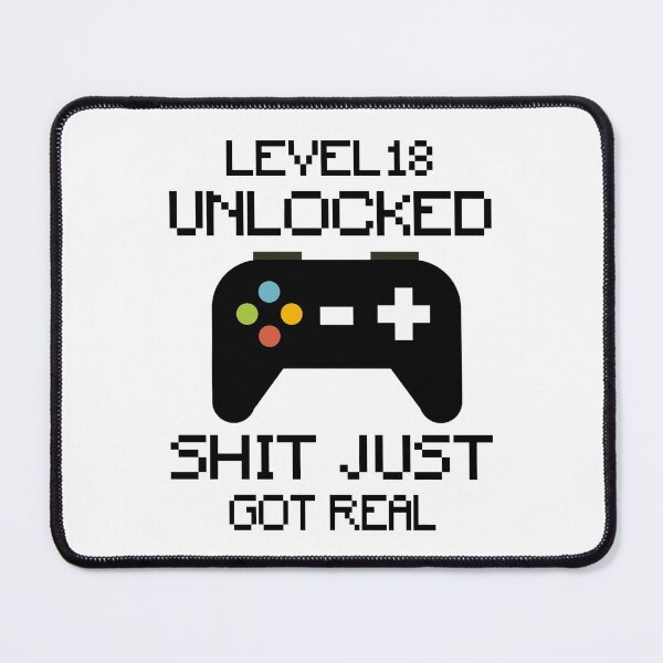 Item preview, 18th birthday Level unlocked Funny gift designed and sold by tee4shirt.