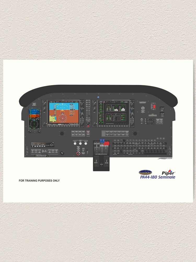 Piper PA44-180 G1000 | Art Print