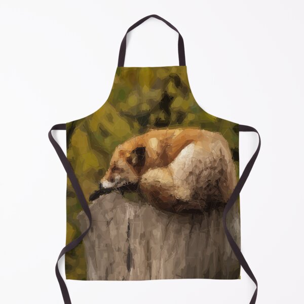 Item preview, Cute Little Red Fox Sleeping Abstract Art Low Polygon Shapes Design designed and sold by artdesignmerch.