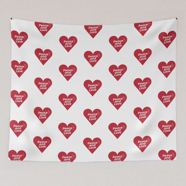 Item preview, Peace and love designed and sold by idrawwhatifeel.