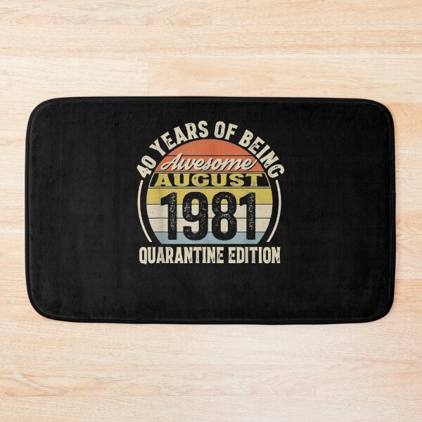 Item preview,  1981 Born August 40th Quarantine Bithday Made designed and sold by ritaz78.
