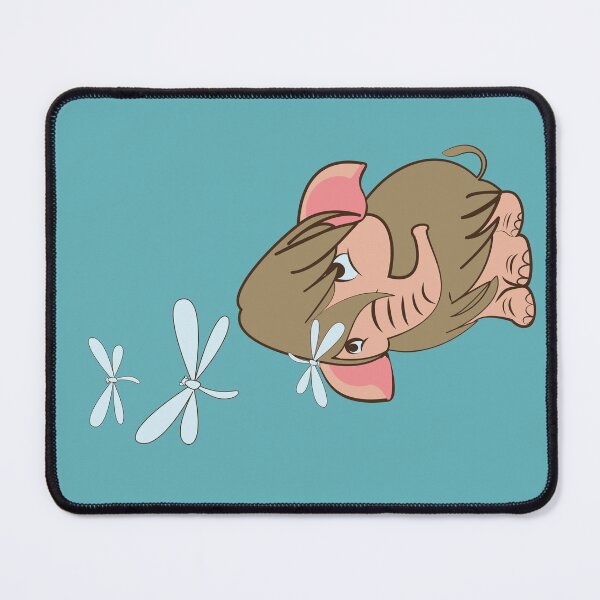 Item preview, Baby Mammoth playing with dragonflies designed and sold by belettelepink.