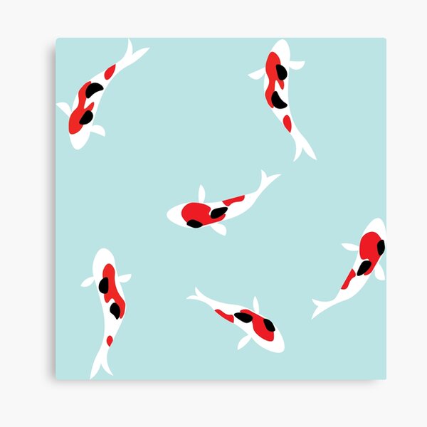 Vista previa del artículo con la obra «pez koi lámina artística», diseñado y vendido por KucingLucu.