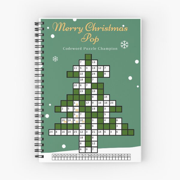 Item preview, Pop, Codeword Puzzle Merry Christmas designed and sold by Designforoz.