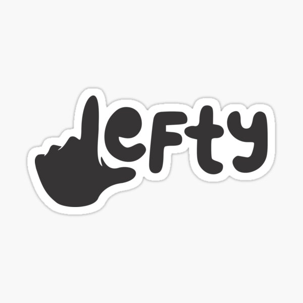 Left Handed Gifts, Lefty Left Hander Left Handed' Sticker