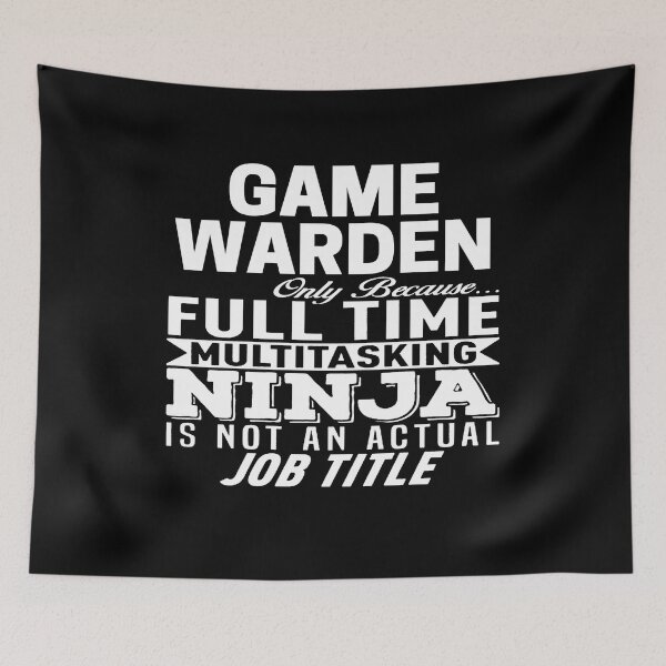 Item preview, Game warden designed and sold by clickmostro.