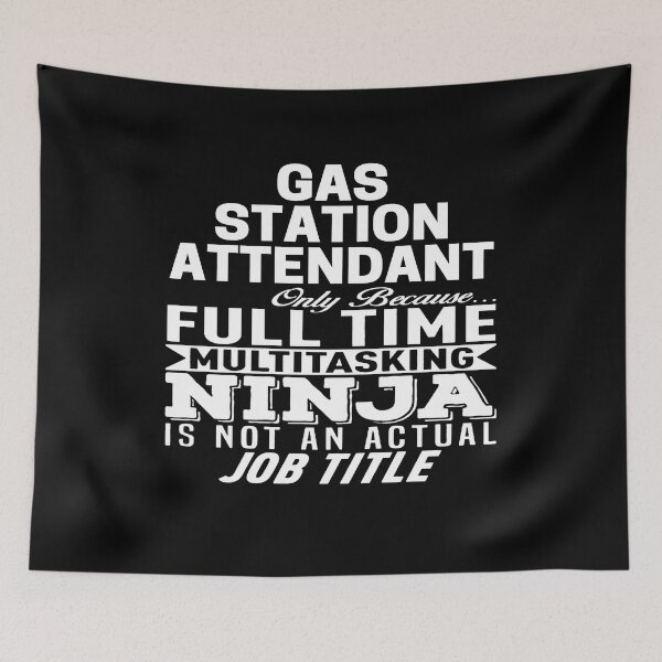 Item preview, Gas Station Attendant designed and sold by clickmostro.