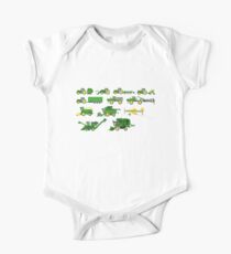 Farm Vehicles - The Kids' Picture Show - Pixel Art One Piece - Short Sleeve
