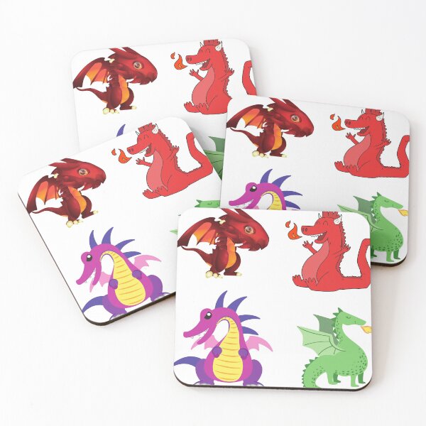 Item preview, Cartoon Happy Dragon Characters Sticker Pack   designed and sold by Product  Stella.