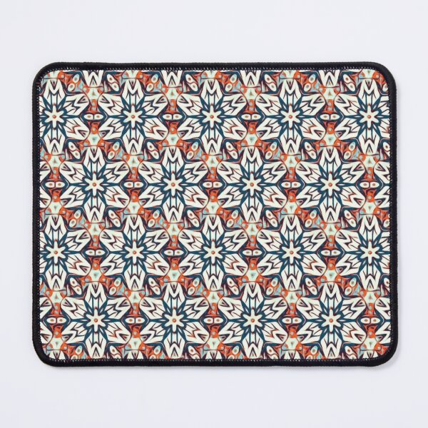 Spanish Style Floral Pattern Mouse Pad
