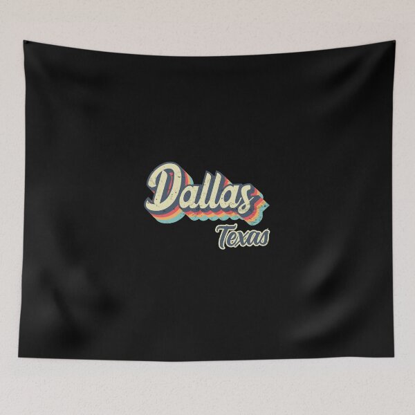 Item preview, Dallas City Texas Retro Vintage 70s rainbow designed and sold by Teelogic.