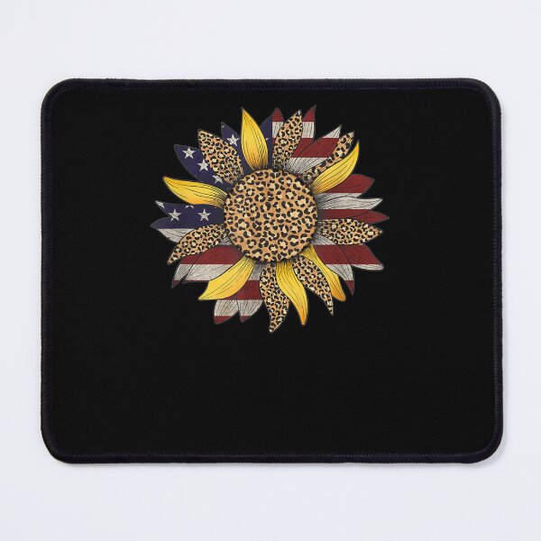 Item preview,  Sunflower American Flag Leoparrd July designed and sold by ritaz78.