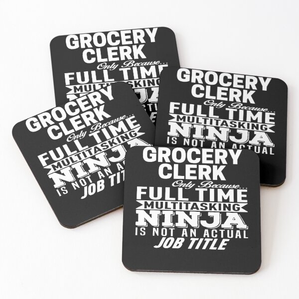 Item preview, Grocery clerk designed and sold by clickmostro.