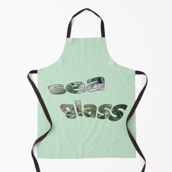 Item preview, Sea Glass Word over Sea Glass Greens with Hint of Pink designed and sold by Beachy.