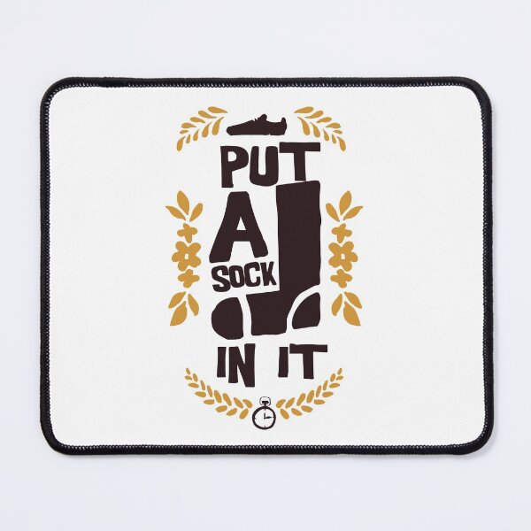 Item preview, Put a Sock In It - Funny Typography designed and sold by Studio  Six.
