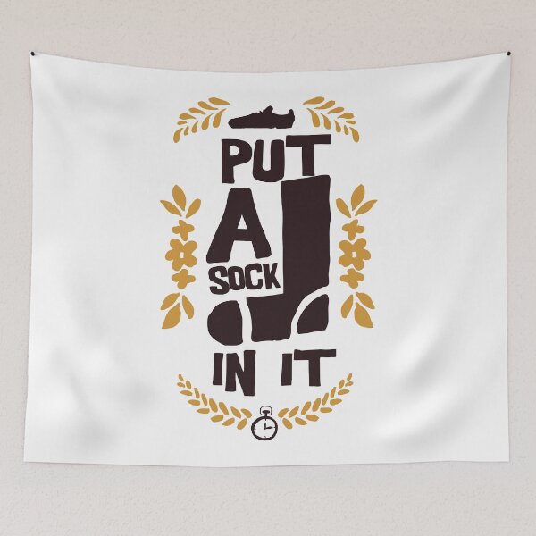 Item preview, Put a Sock In It - Funny Typography designed and sold by Studio  Six.